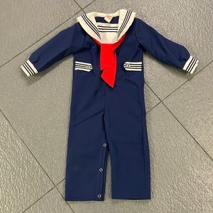 Vintage Sears Infant Sailer Suit New
